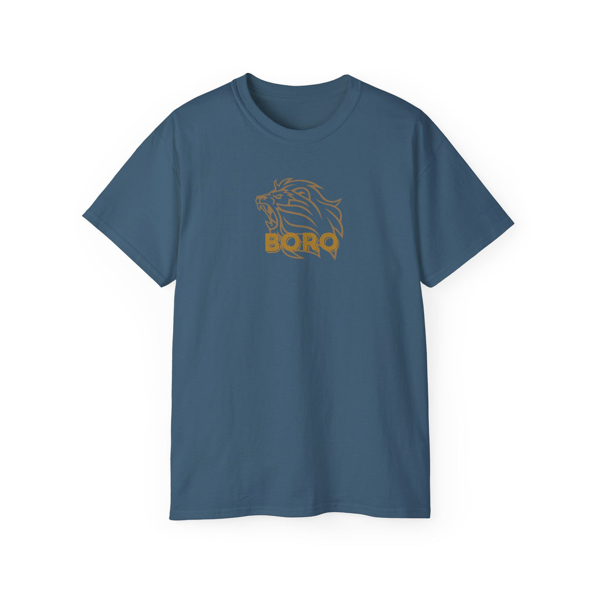 GOLD Roaring Lion BORO Football T-Shirt