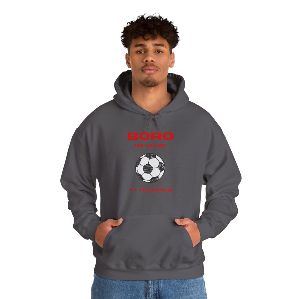 BORO 150 Years Football Hoodie 'front print' only.