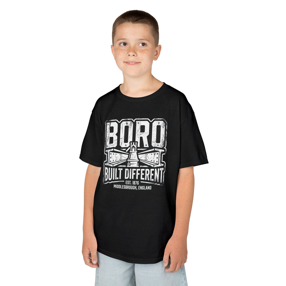 Kids Tee — Boro Built Different Tee — 'BORO Built Different' Graphic T-Shirt