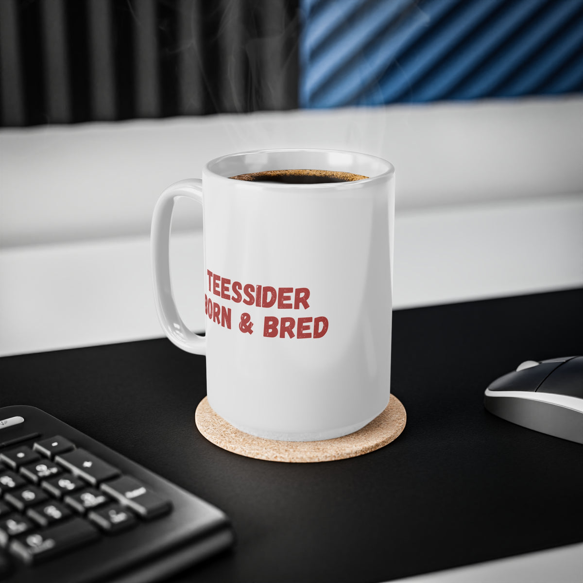 Teessider Born & Bred Ceramic Coffee Mug — 11oz/15oz Pride Gift