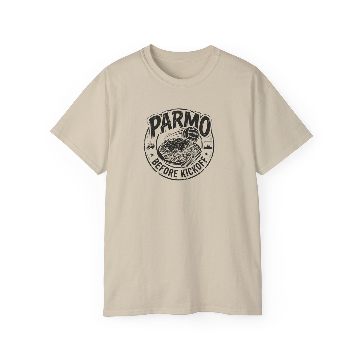 Parmo Before Kickoff T-Shirt — Middlesbroughfc Football Food Fan Tee