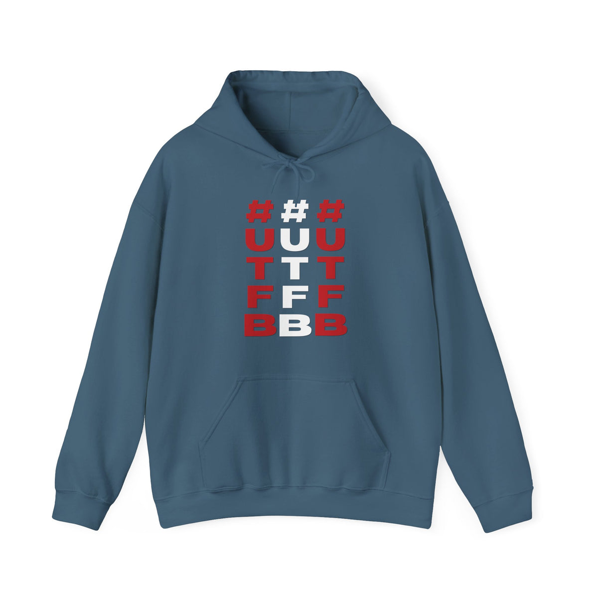 #UTFB 3x Verticle Hoodie 'front print' only.