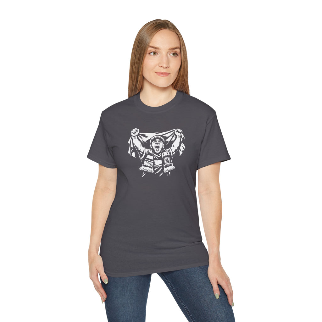 Middlesbrough Superfan Chant T‑Shirt — Enthusiastic Boro Supporter Graphic Tee