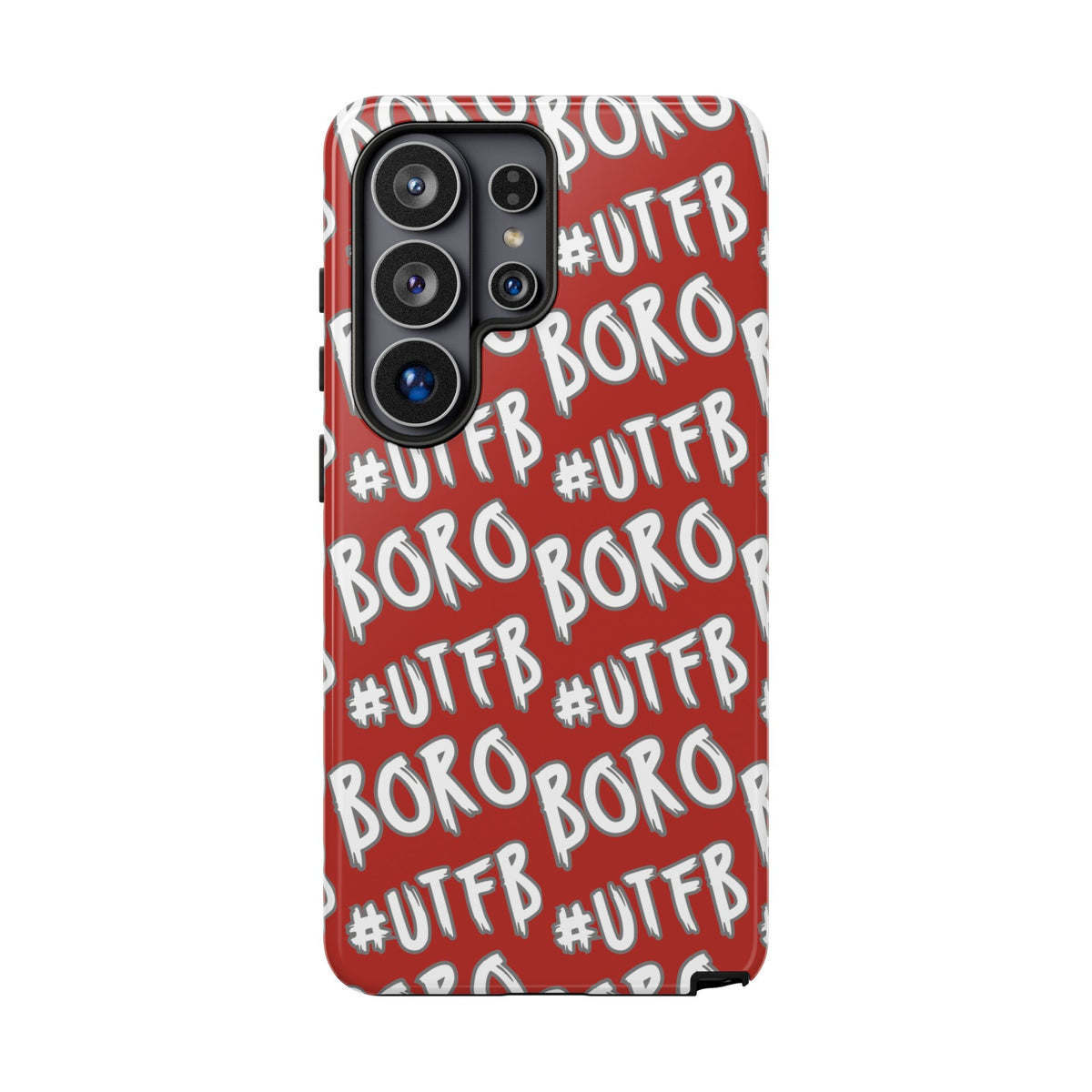 Phone Case — Red #UTFB BORO Pattern Protective Case
