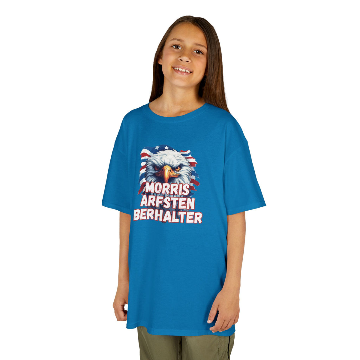 Kids Tee — Patriotic Eagle "Morris Arfsten Berhalter" BORO Graphic