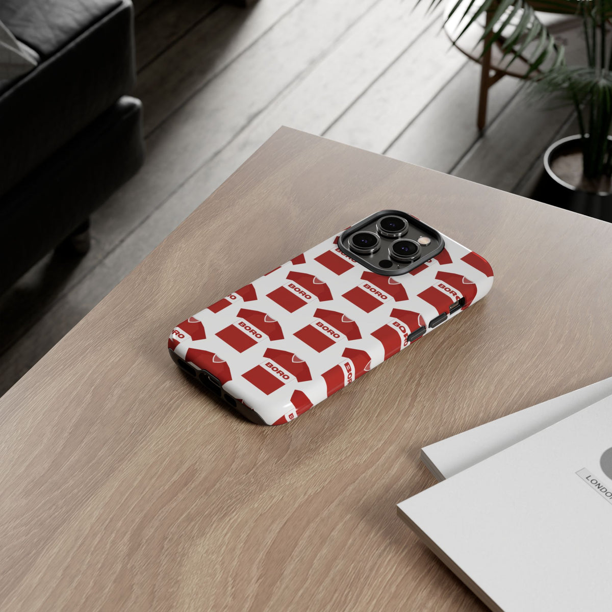 Boro Football Shirt Pattern Phone Case