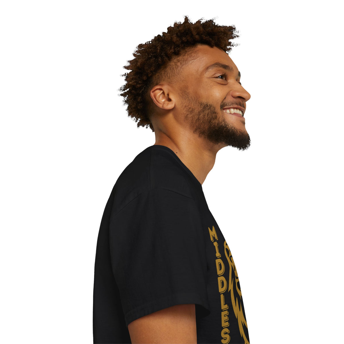 GOLD Middlesbrough 150 Years Lion Football T-Shirt