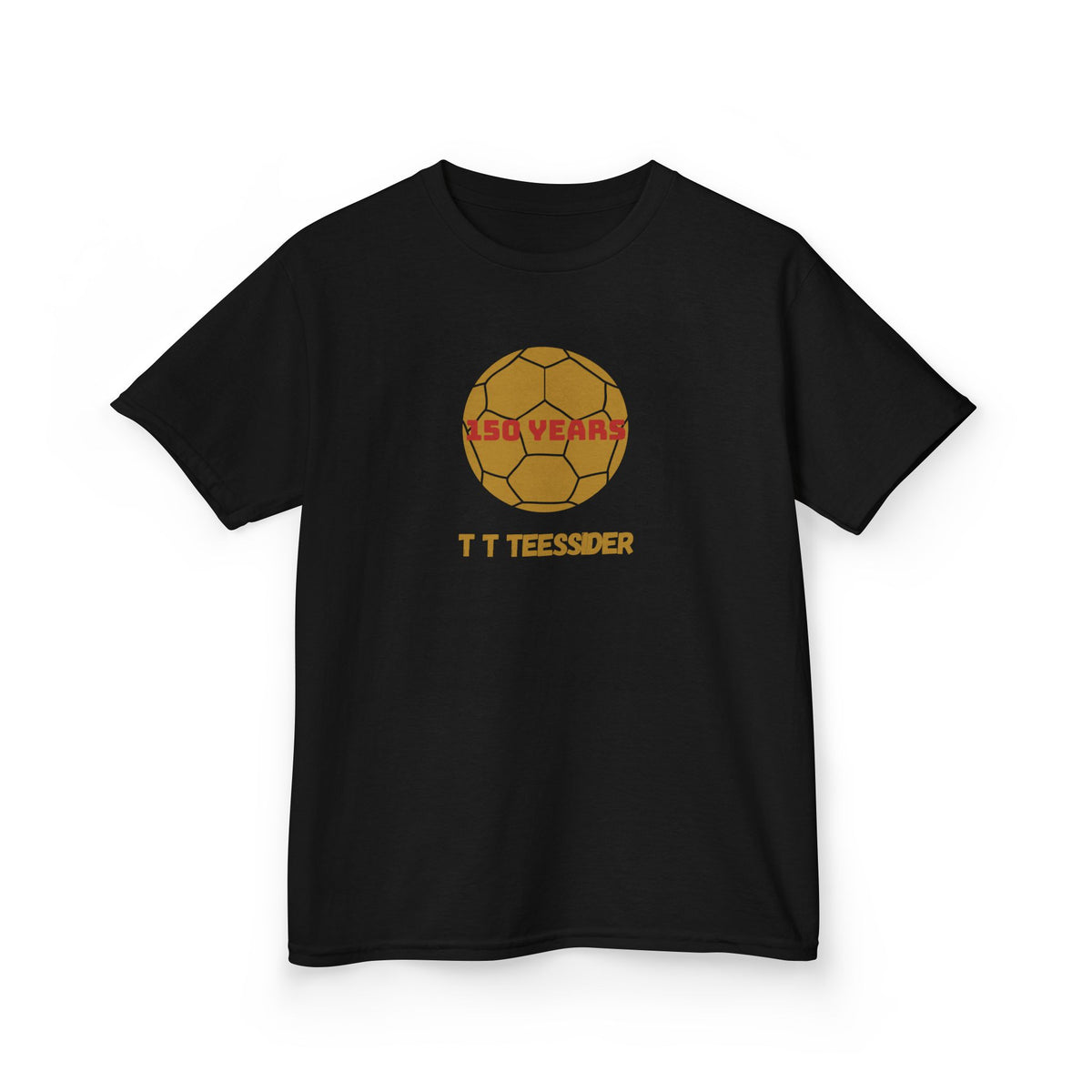 Kids BORO Footie T‑Shirt – 150 Years Golden Ball Design T T Teessider