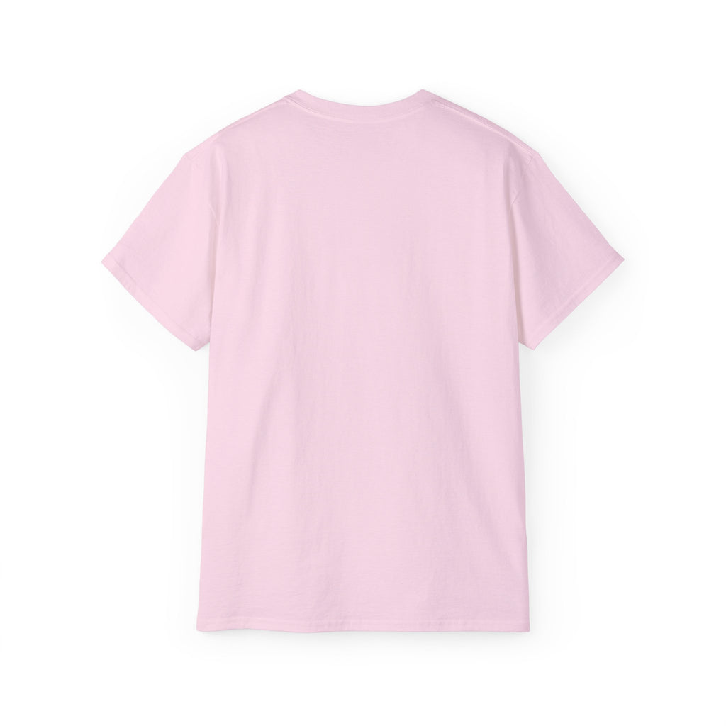 Tripple Vertical '#UTFB' Graphic Tee — Red & White Minimalist Design