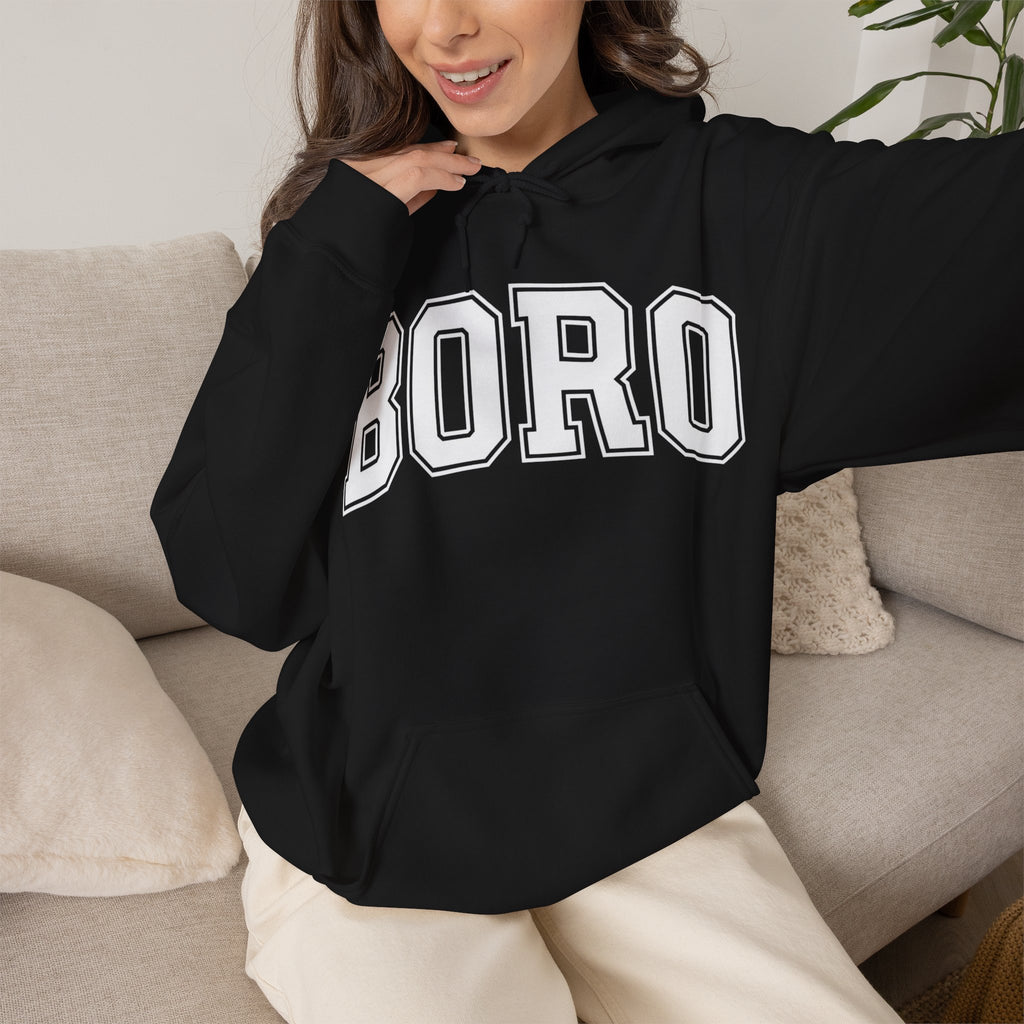 Uni BORO Style Hoodie 'front print' only.