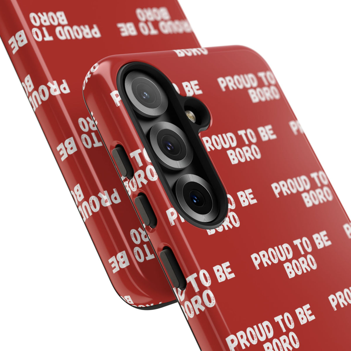 "PROUD TO BE BORO" Phone Case — Red Pattern Tough Case