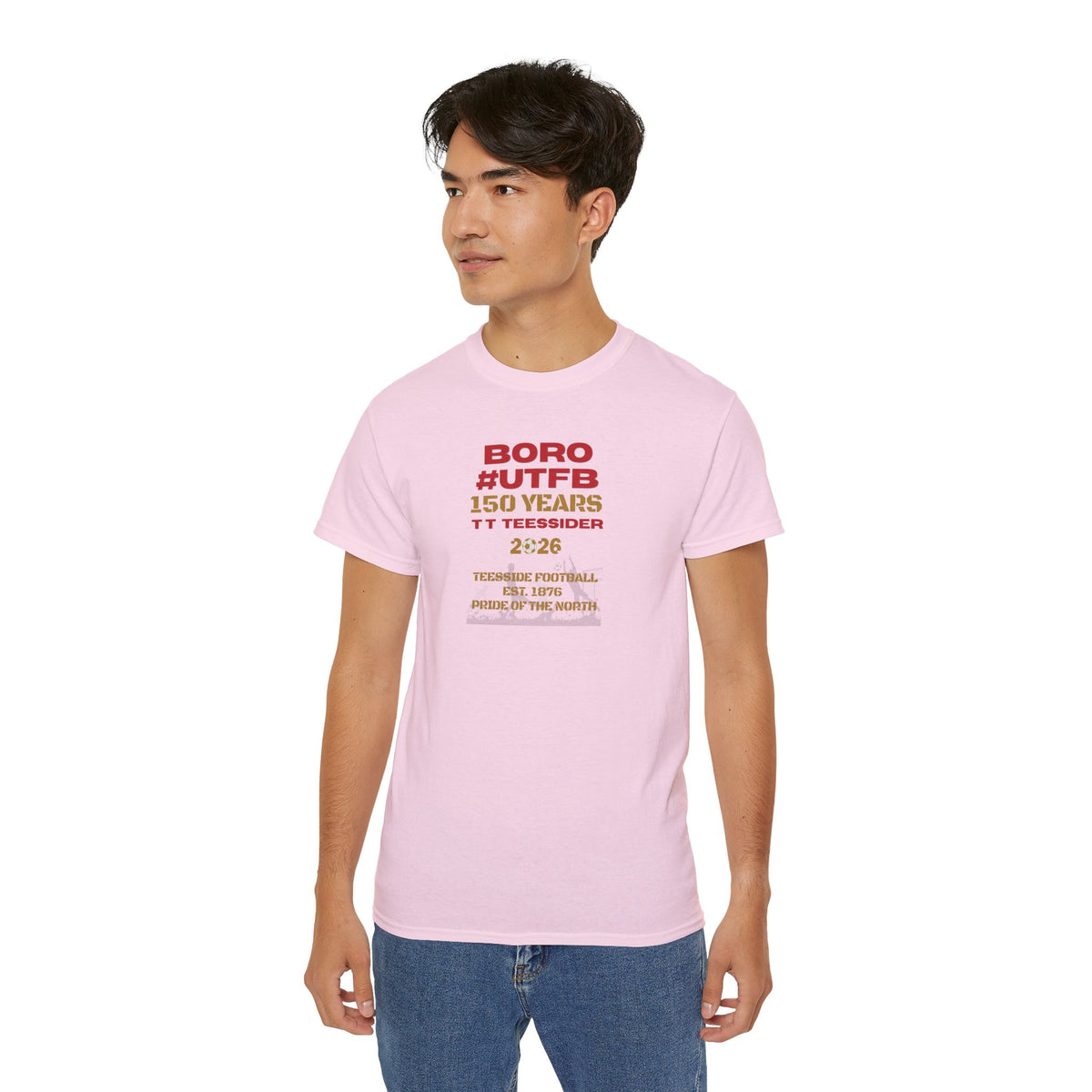 Boro #UTFB 150 Years Tee — Middlesbrough Football Anniversary Shirt