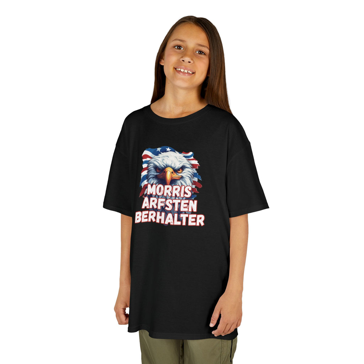 Kids Tee — Patriotic Eagle "Morris Arfsten Berhalter" BORO Graphic