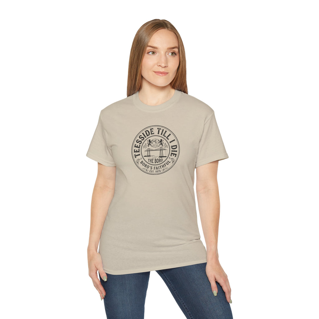 Teesside Till I Die T‑Shirt — Boro Middlesbroughfc North East Pride Tee
