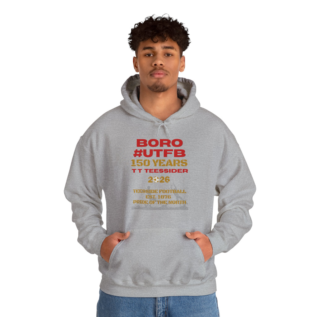 BORO 150 Years 2026 Hoodie 'front print' only.