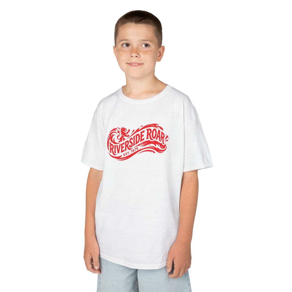 Kids T‑Shirt — Riverside Roar Middlesbrough fc Boro Wave Tshirt (Youth)