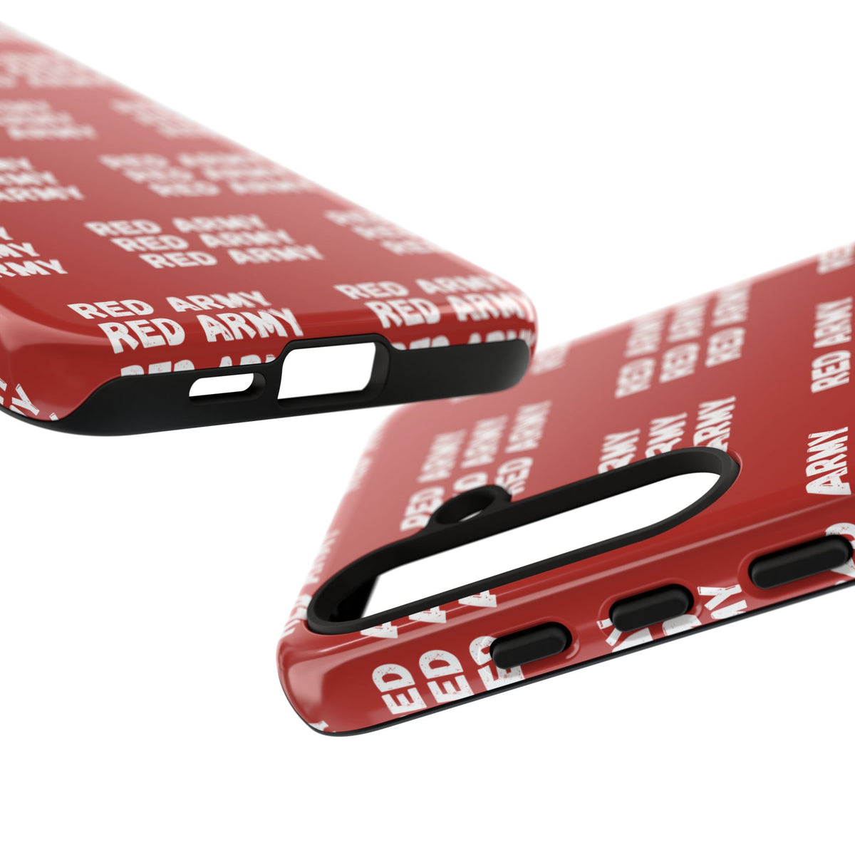 "RED ARMY RED ARMY RED ARMY" Phone Case — Red Pattern Tough Case