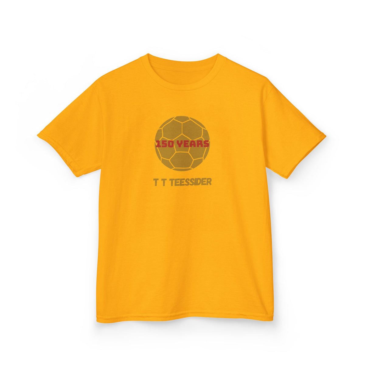 Kids BORO Footie T‑Shirt – 150 Years Golden Ball Design T T Teessider