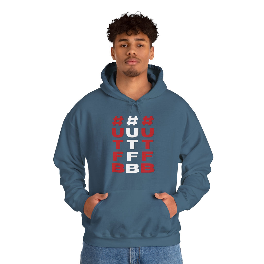 #UTFB 3x Verticle Hoodie 'front print' only.