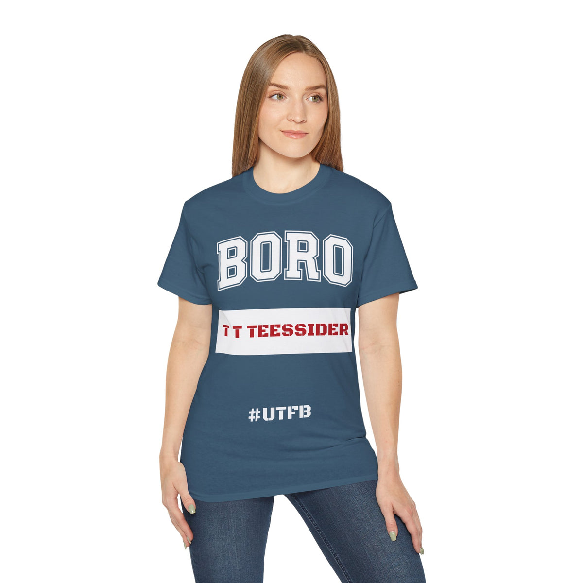 Boro Football Fan Tee — "T T Teessider" #UTFB