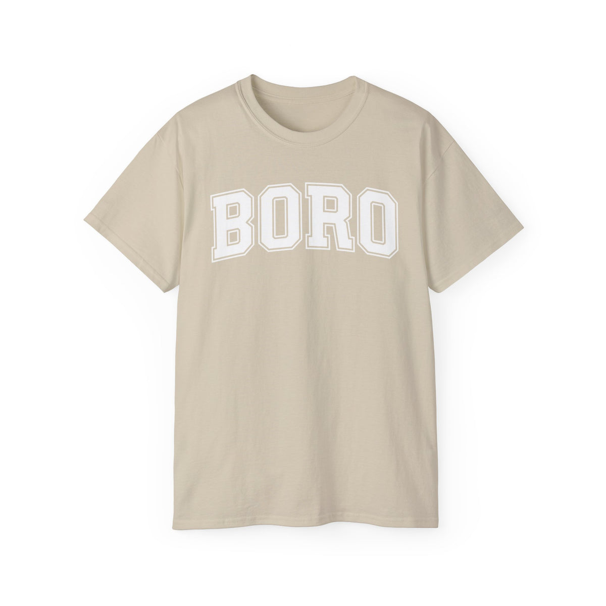 BORO Collegiate Graphic Tee — Classic UNI Lettering T-Shirt