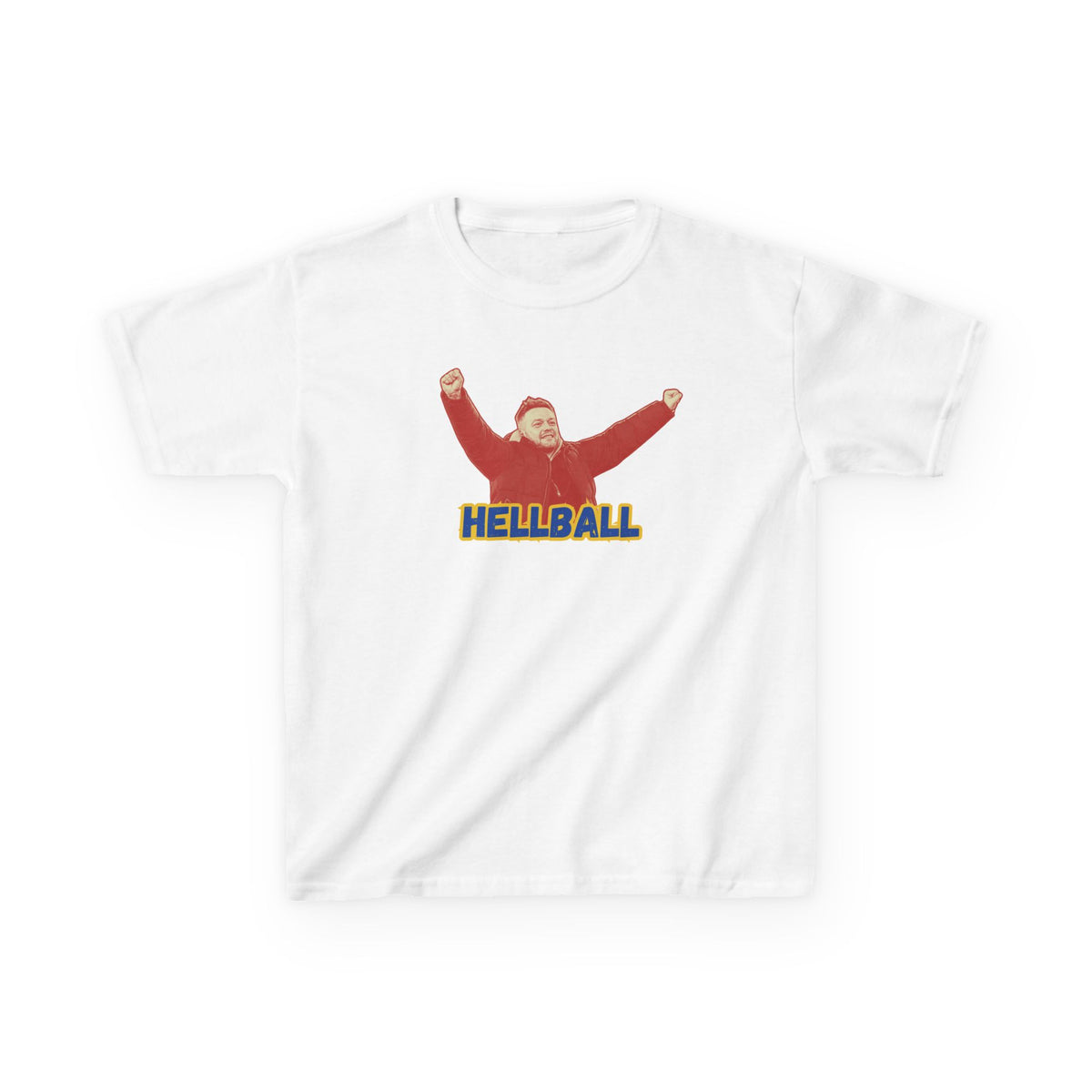 Kids 'HELLBALL' Gaffa Graphic Tee — In Kim we Trust
