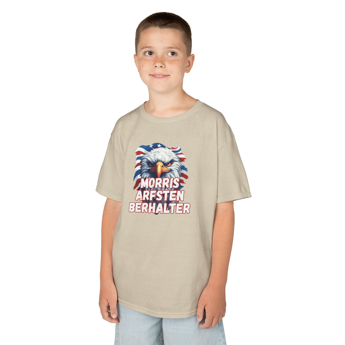 Kids Tee — Patriotic Eagle "Morris Arfsten Berhalter" BORO Graphic