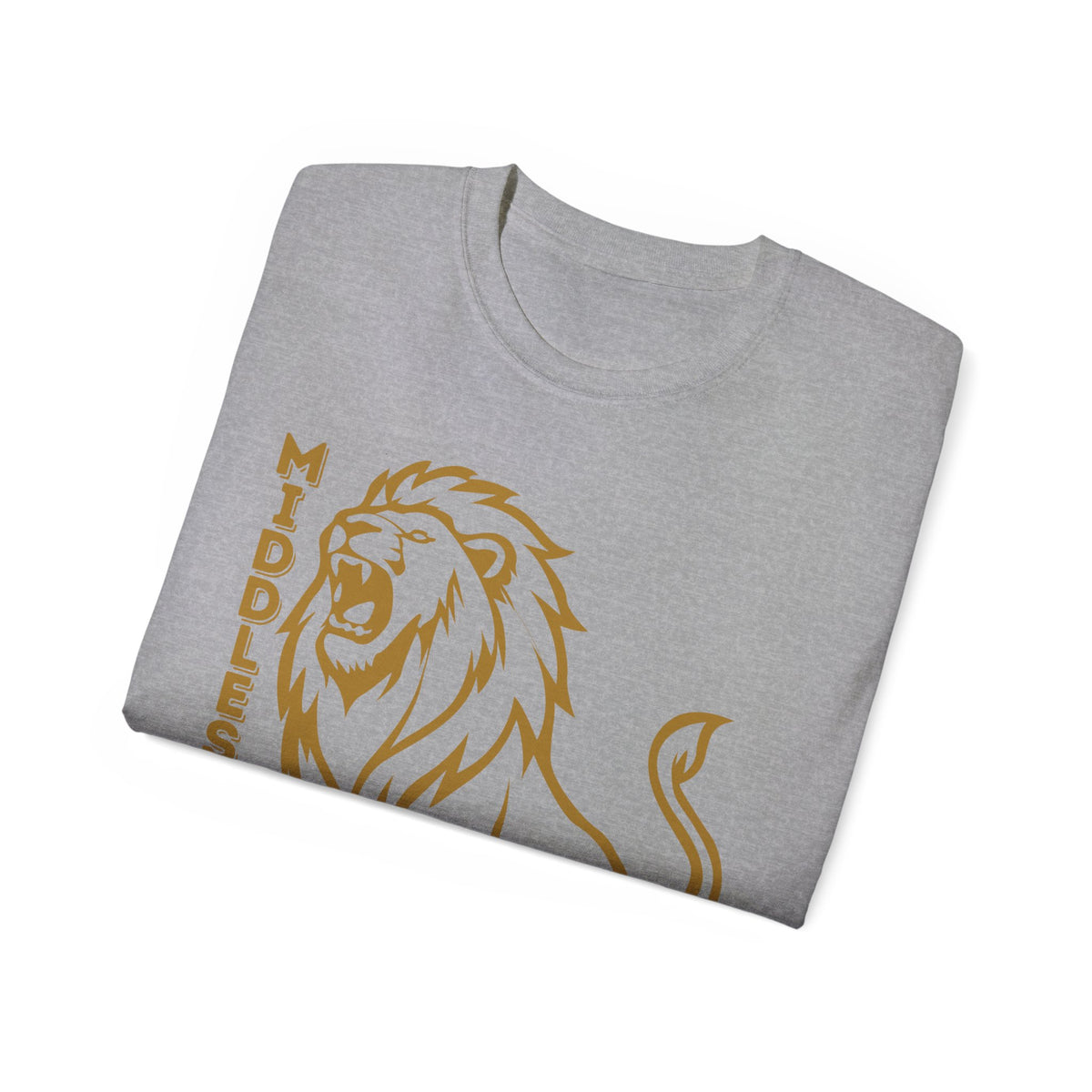 GOLD Middlesbrough 150 Years Lion Football T-Shirt