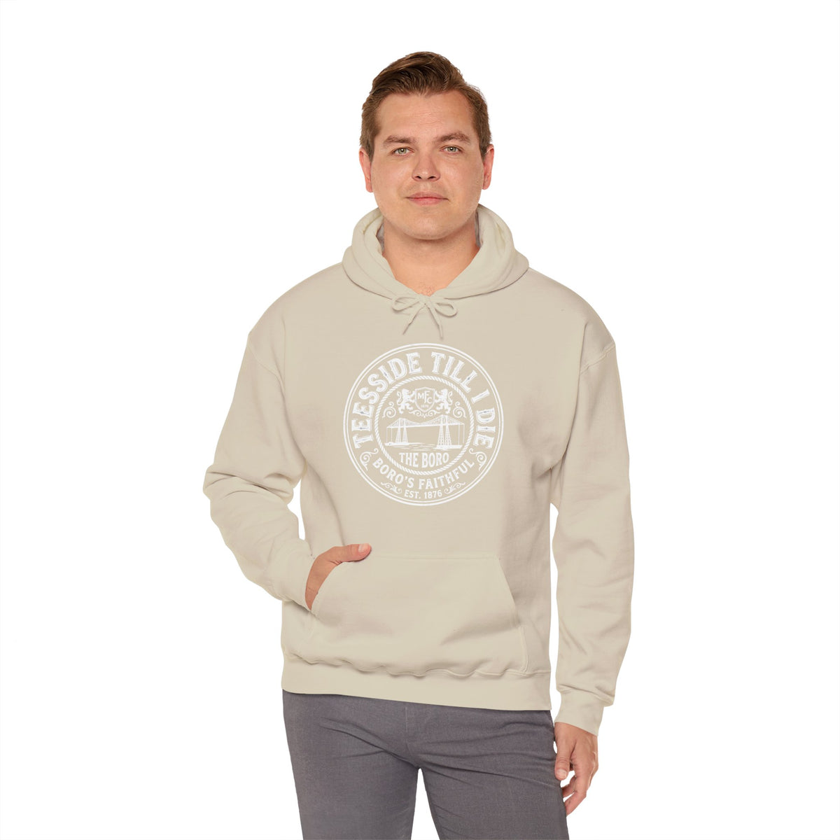 Riverside Till I Die - Boro Fan Hoodie 'front print'