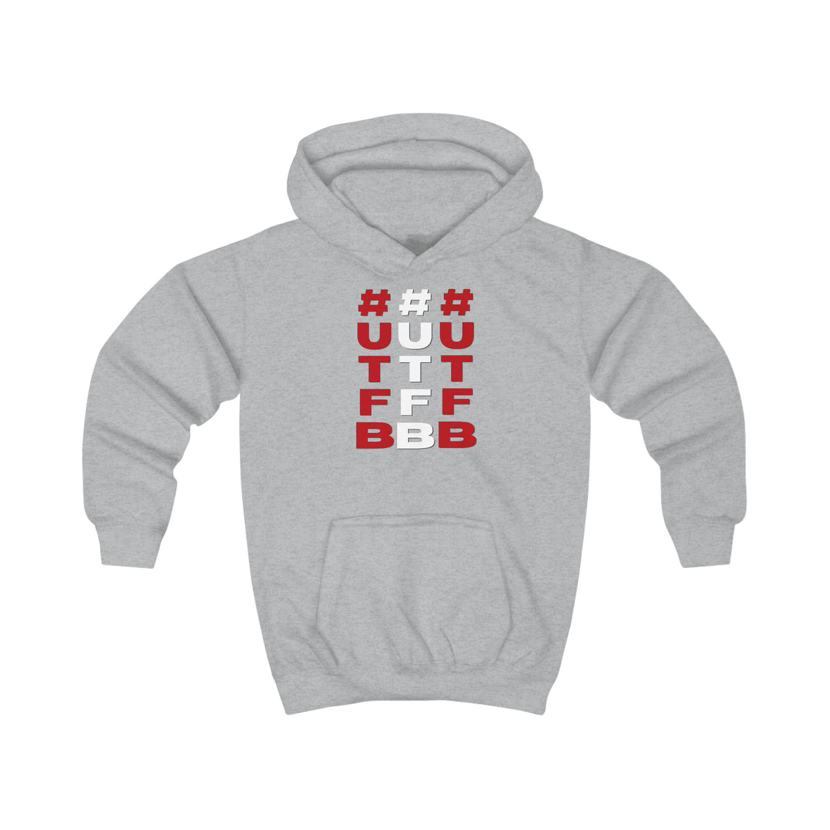Kids BORO Hoodie - Bold Vertical #UTFB Youth Sweatshirt