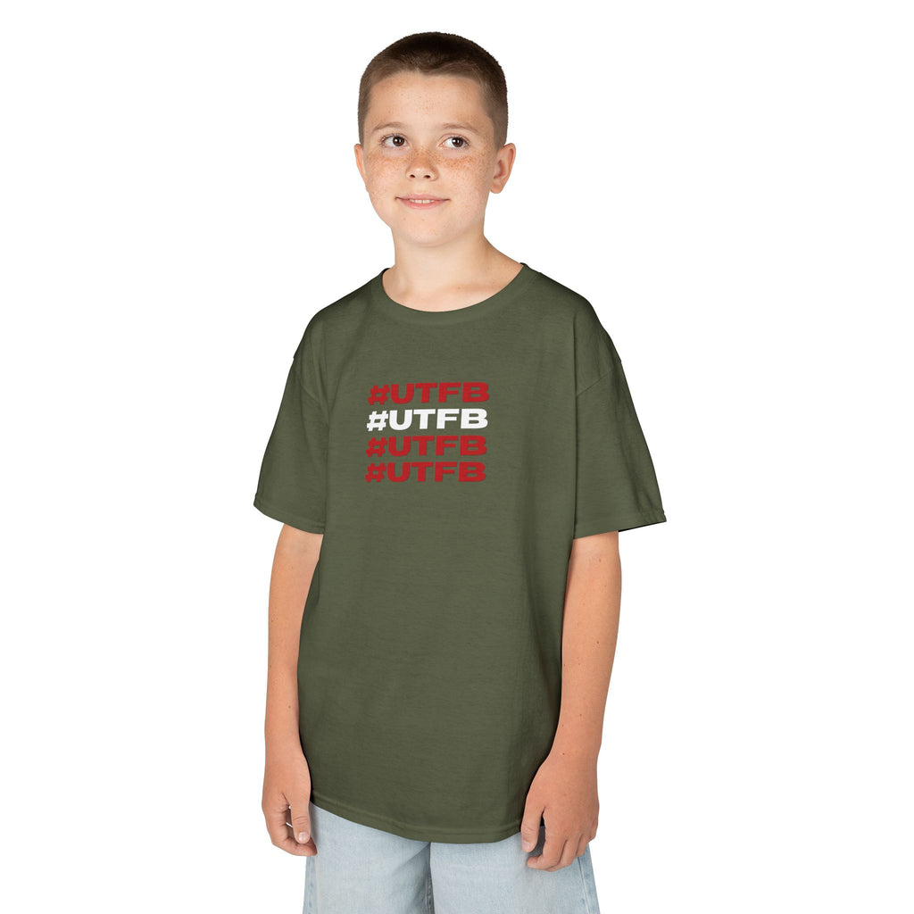 Kids Tee — #UTFB Repeated Graphic Youth T-Shirt
