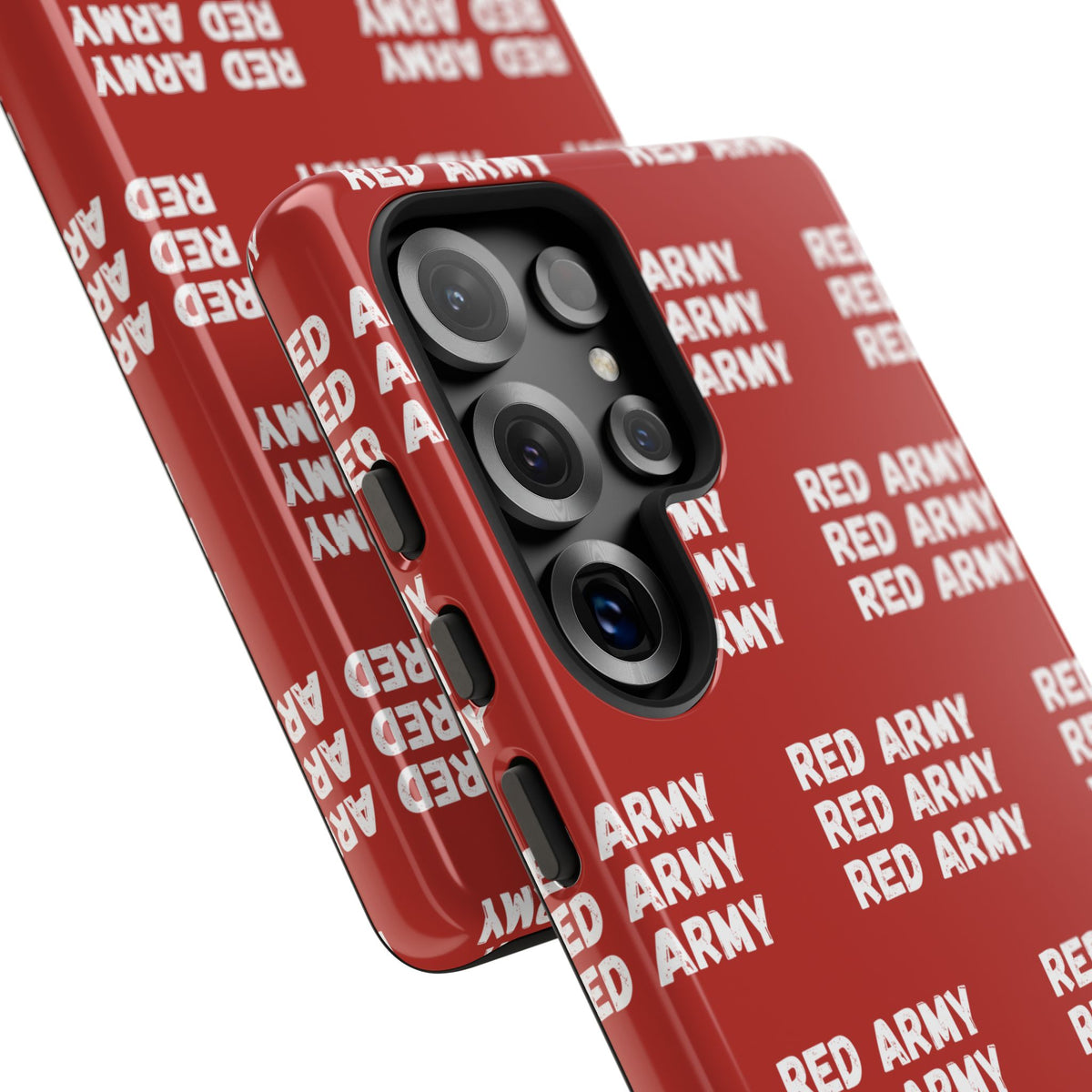 "RED ARMY RED ARMY RED ARMY" Phone Case — Red Pattern Tough Case