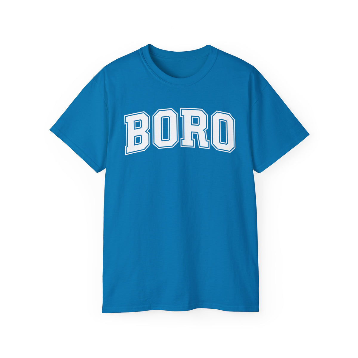BORO Collegiate Graphic Tee — Classic UNI Lettering T-Shirt