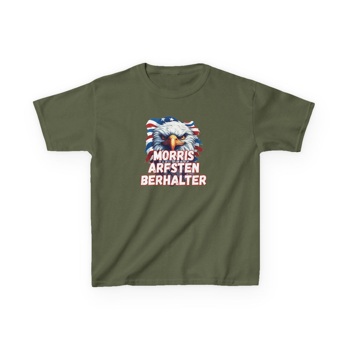 Kids Tee — Patriotic Eagle "Morris Arfsten Berhalter" BORO Graphic