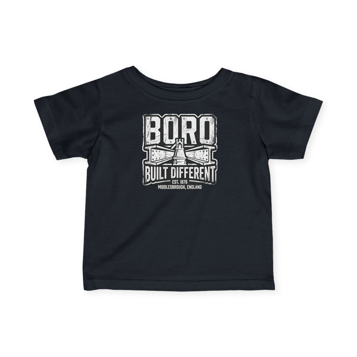 Infant Tee - Boro Built Different — 'BORO Built Different' Graphic T-Shirt