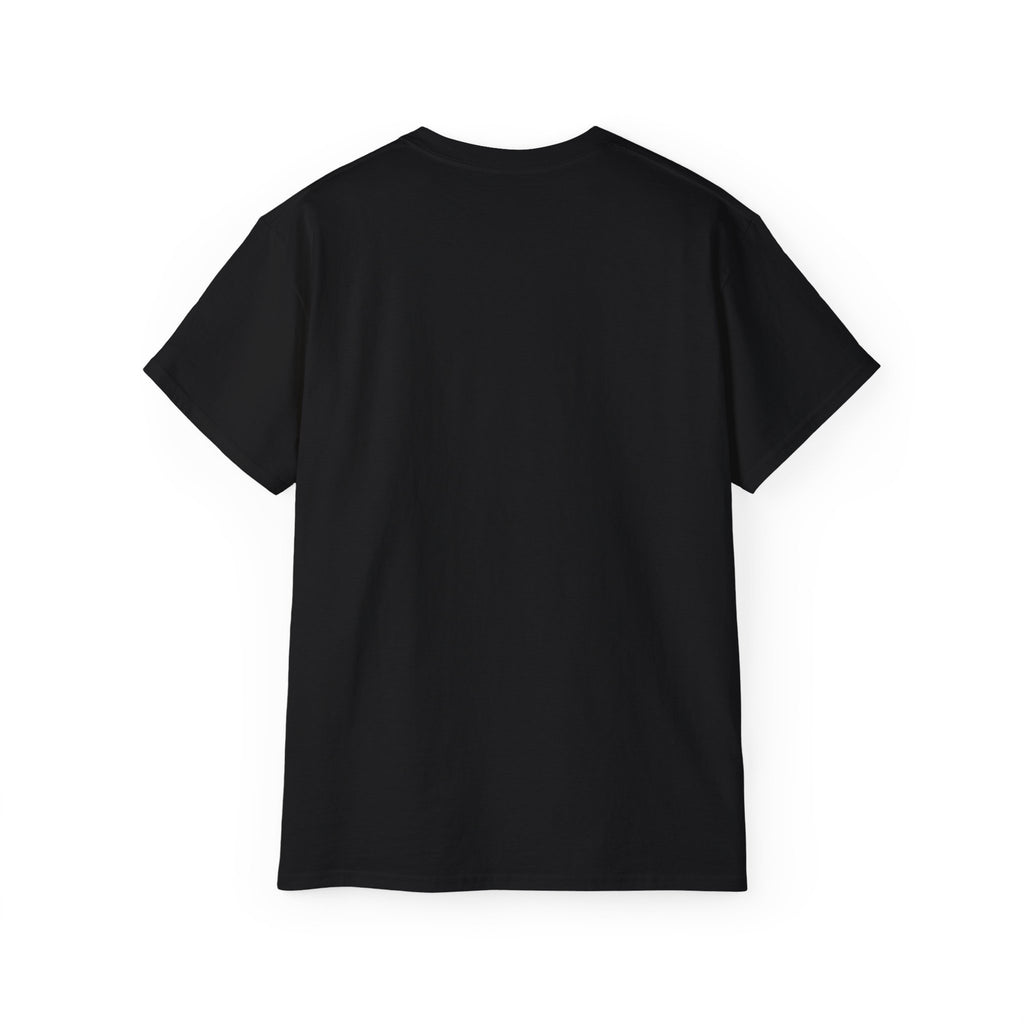 Tripple Vertical '#UTFB' Graphic Tee — Red & White Minimalist Design
