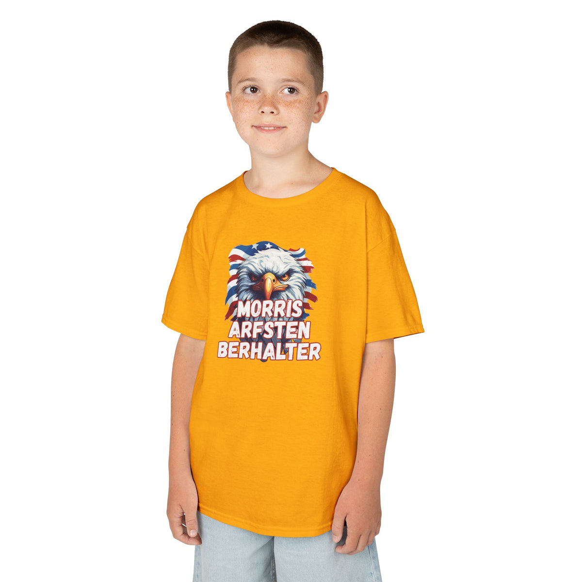 Kids Tee — Patriotic Eagle "Morris Arfsten Berhalter" BORO Graphic