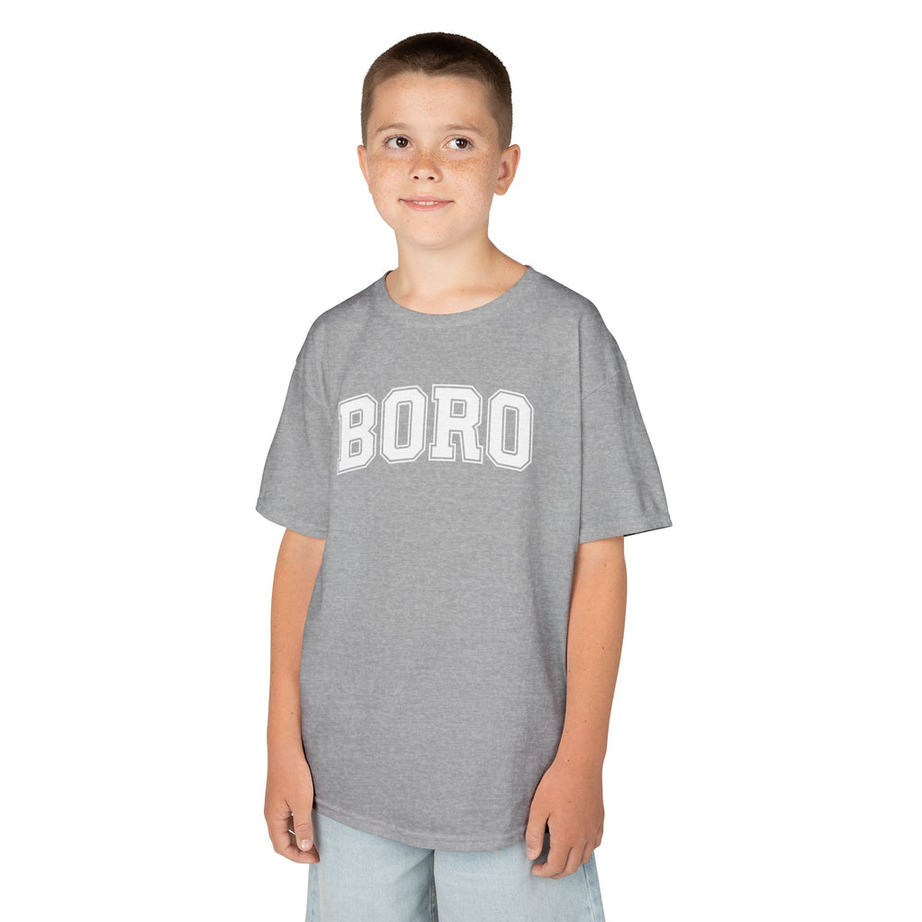 Kids 'BORO' UNI Style Letterman Graphic Tshirt