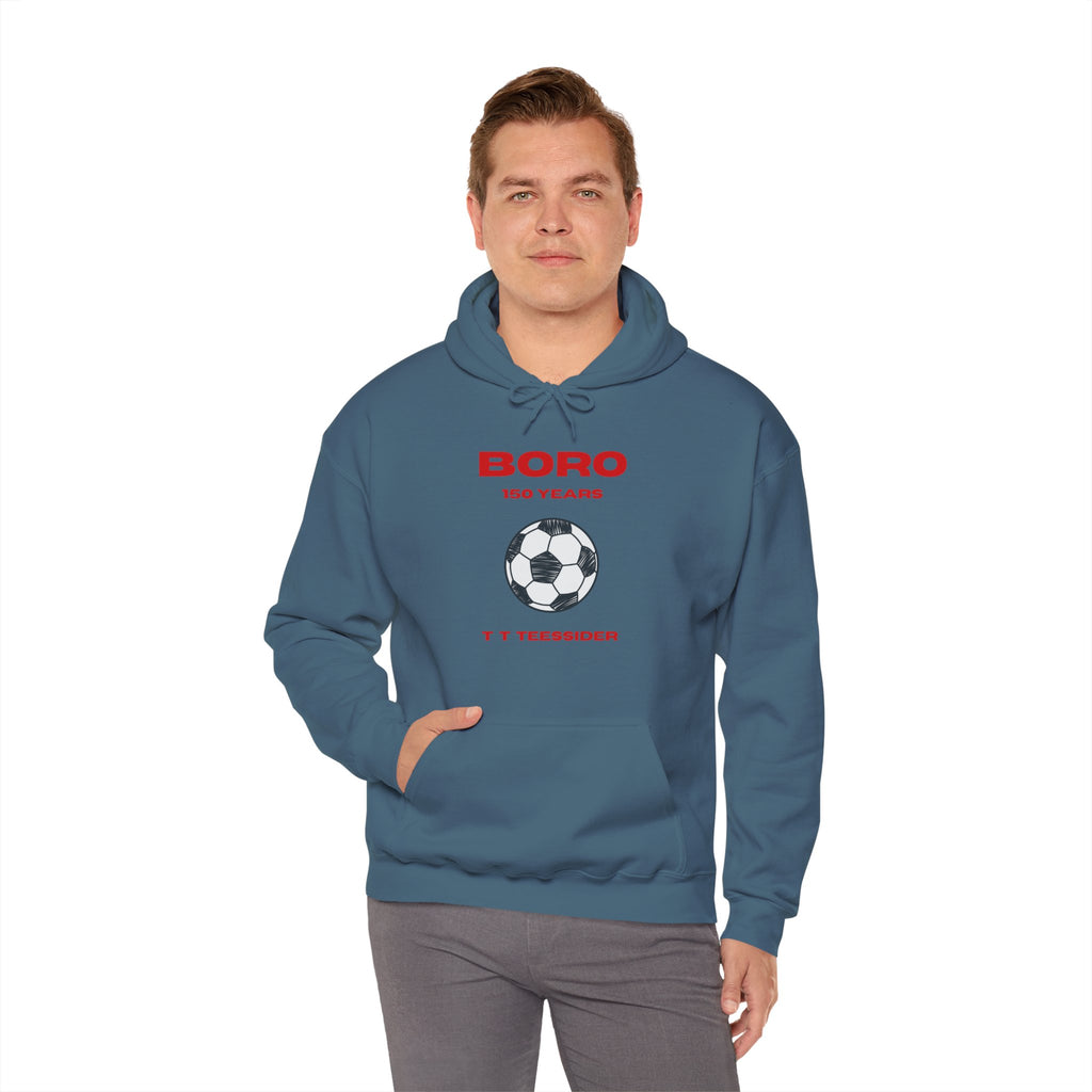 BORO 150 Years Football Hoodie 'front print' only.