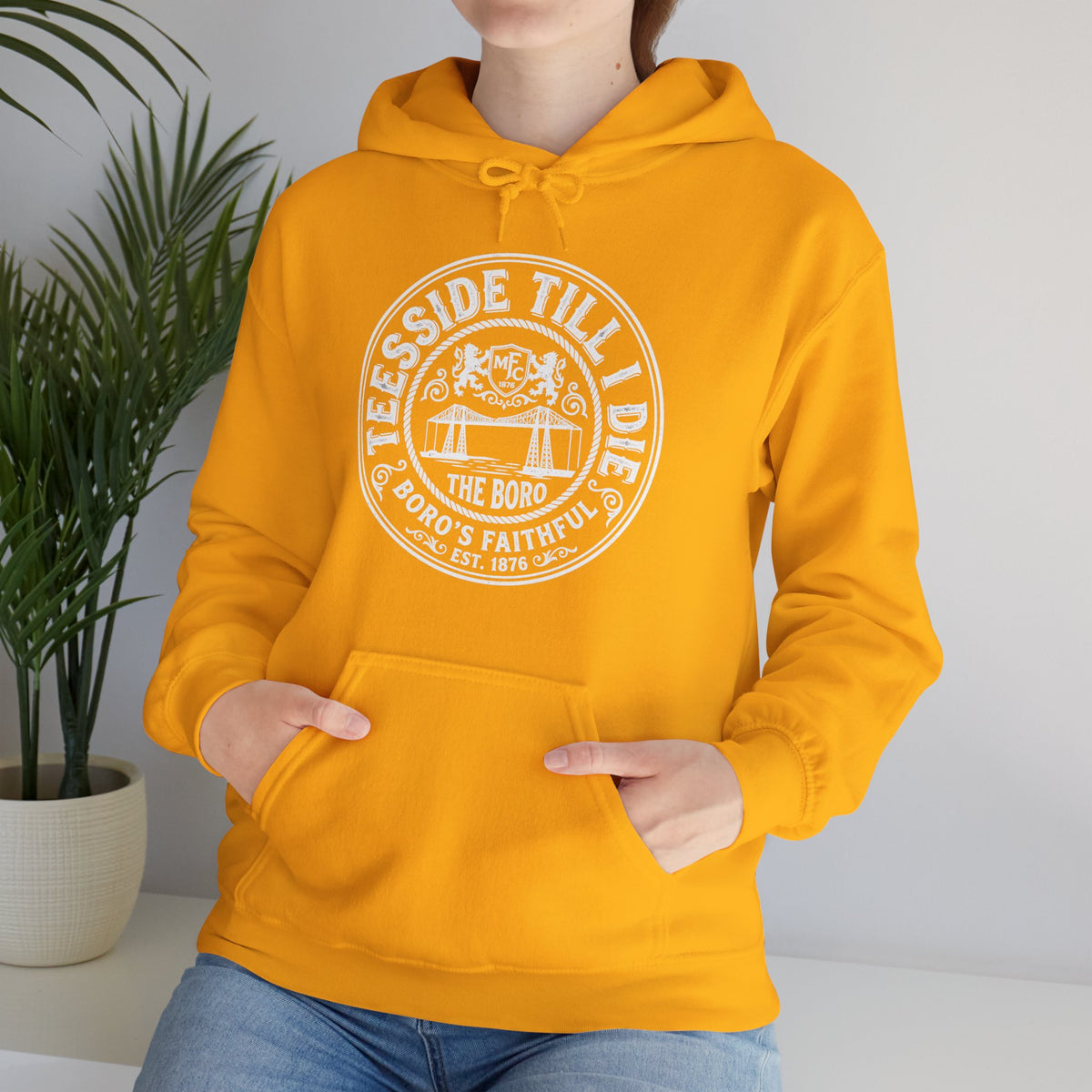 Riverside Till I Die - Boro Fan Hoodie 'front print'