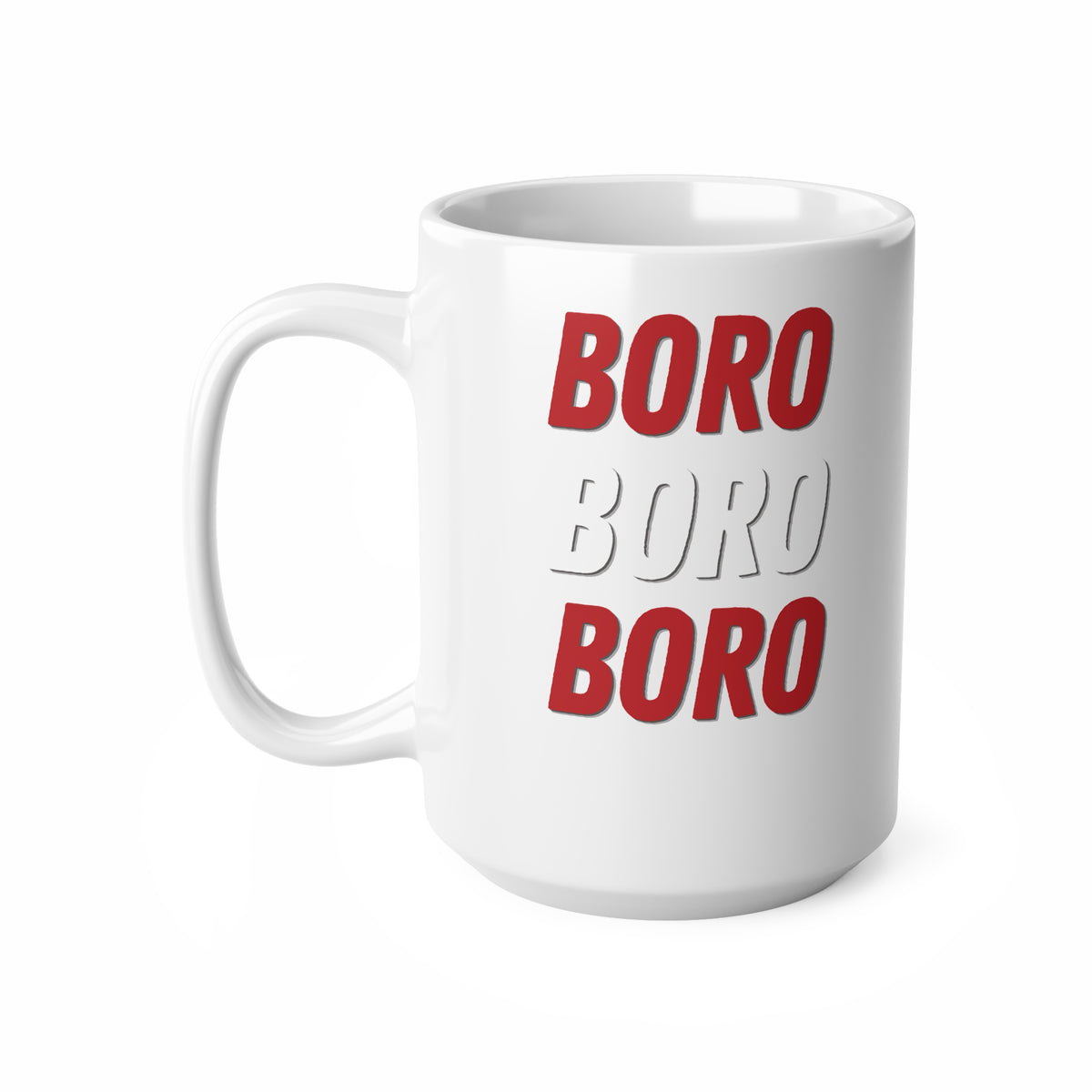 Boro Boro Boro Ceramic Coffee Mug — 11oz & 15oz