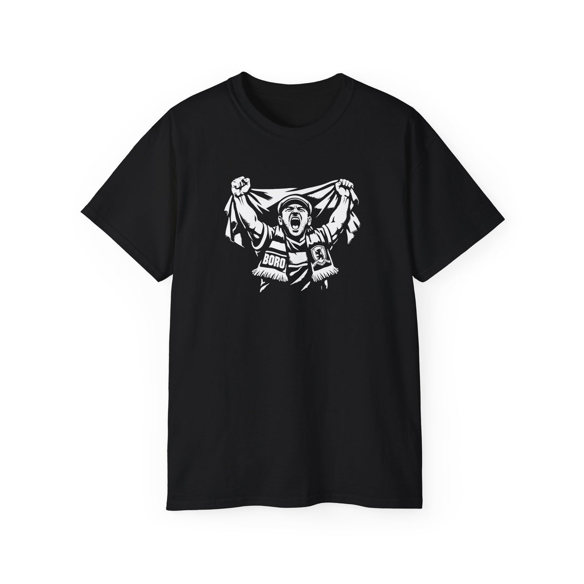 Middlesbrough Superfan Chant T‑Shirt — Enthusiastic Boro Supporter Graphic Tee