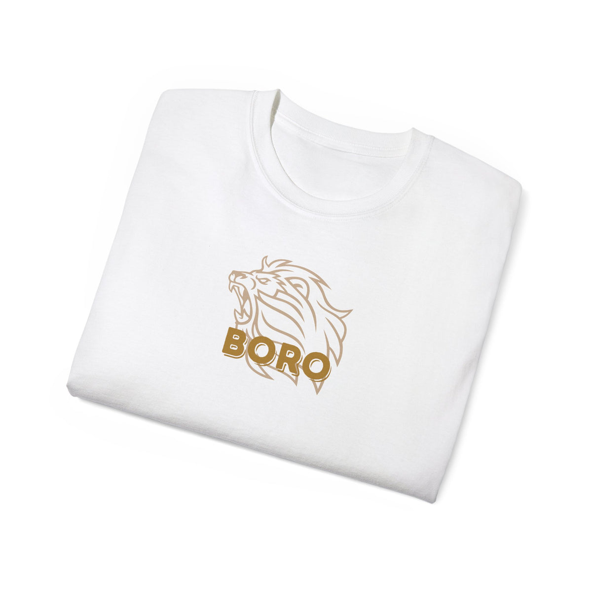 GOLD Roaring Lion BORO Football T-Shirt
