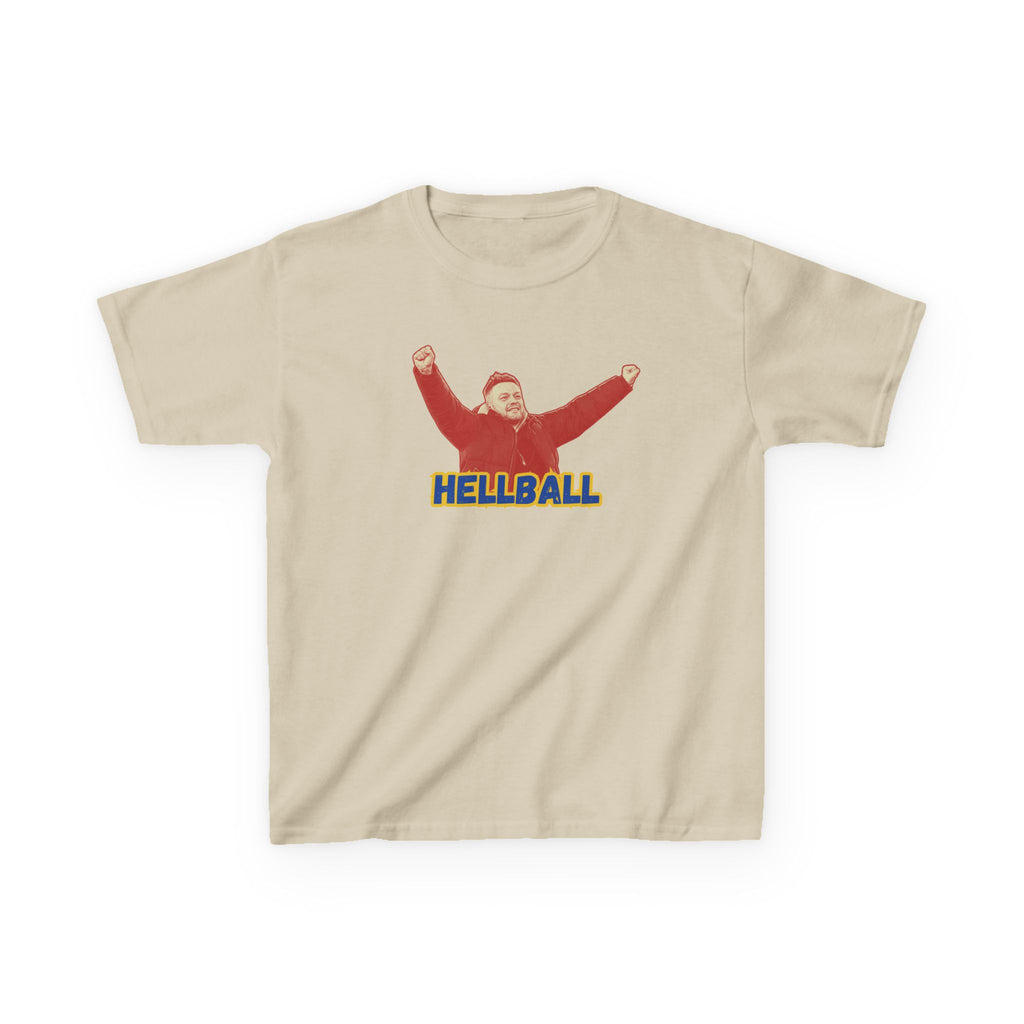 Kids 'HELLBALL' Gaffa Graphic Tee — In Kim we Trust