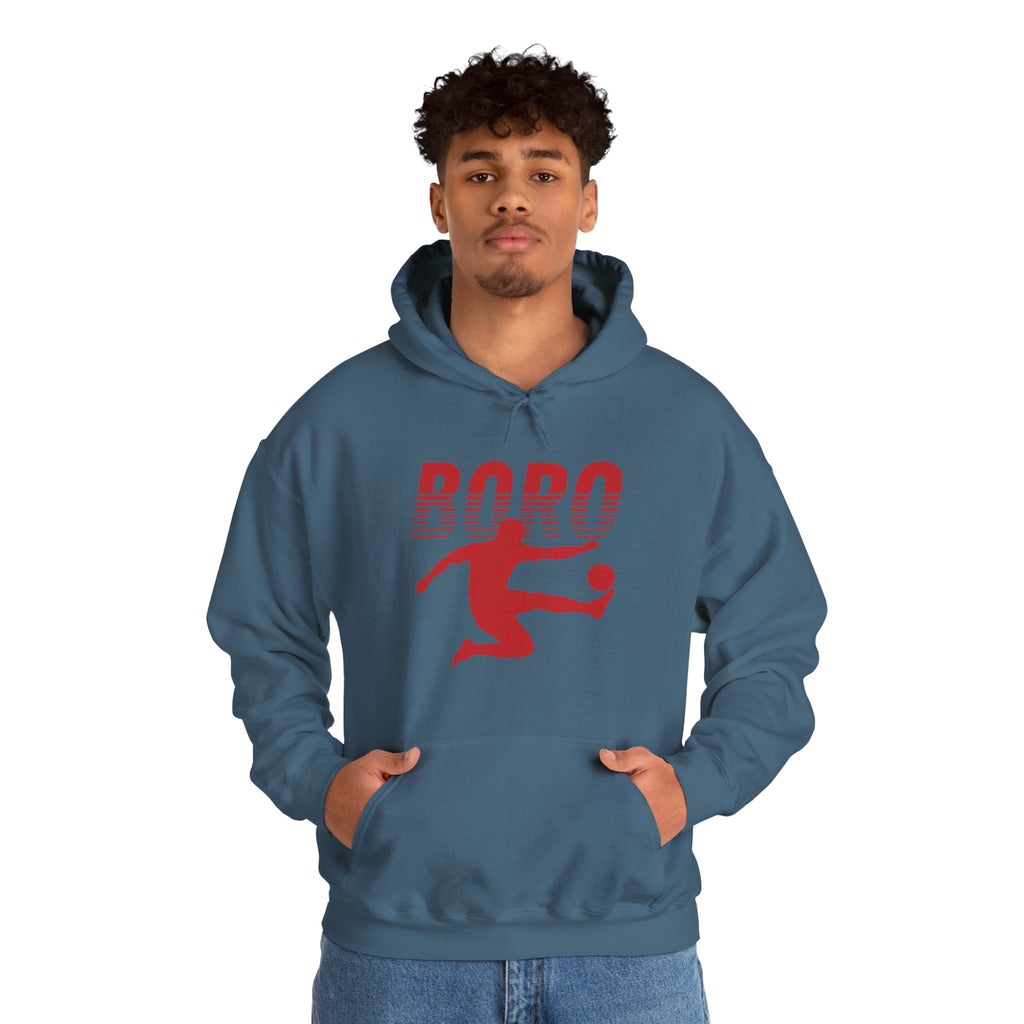 BORO Fade Player Hoodie 'front print' only.