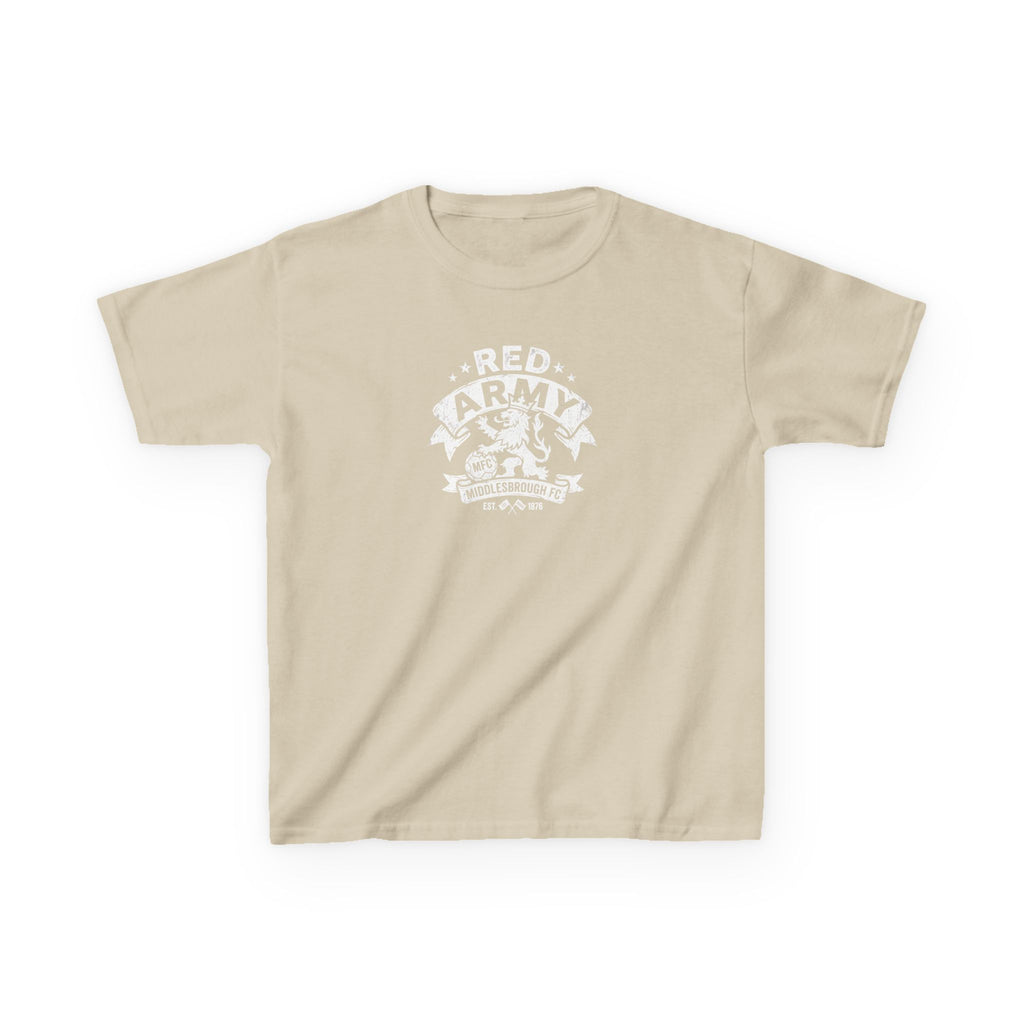 Kids T‑Shirt — "Red Army" BORO Mascot Graphic Tee for Children