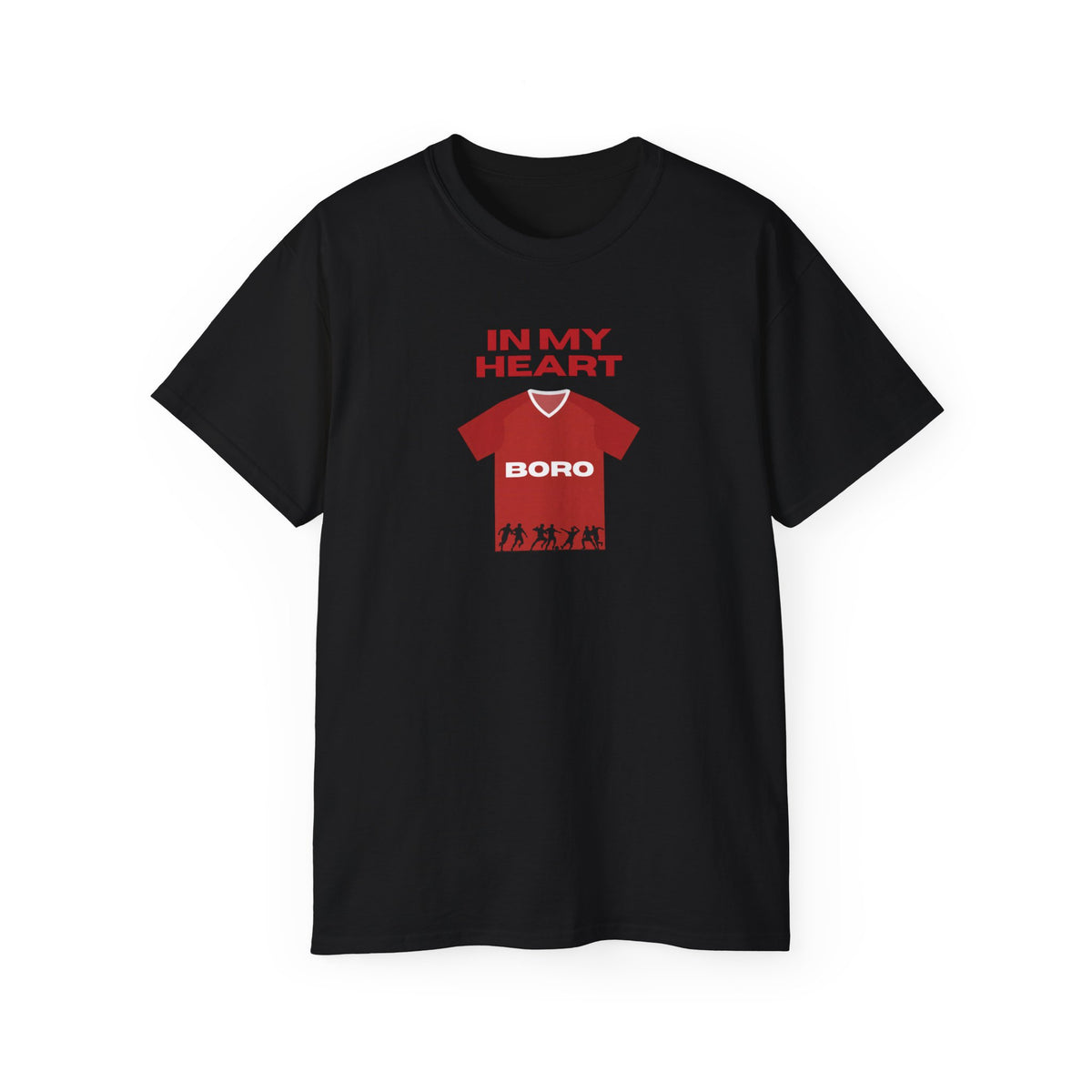 In My Heart Boro Football Tee — Fan Shirt