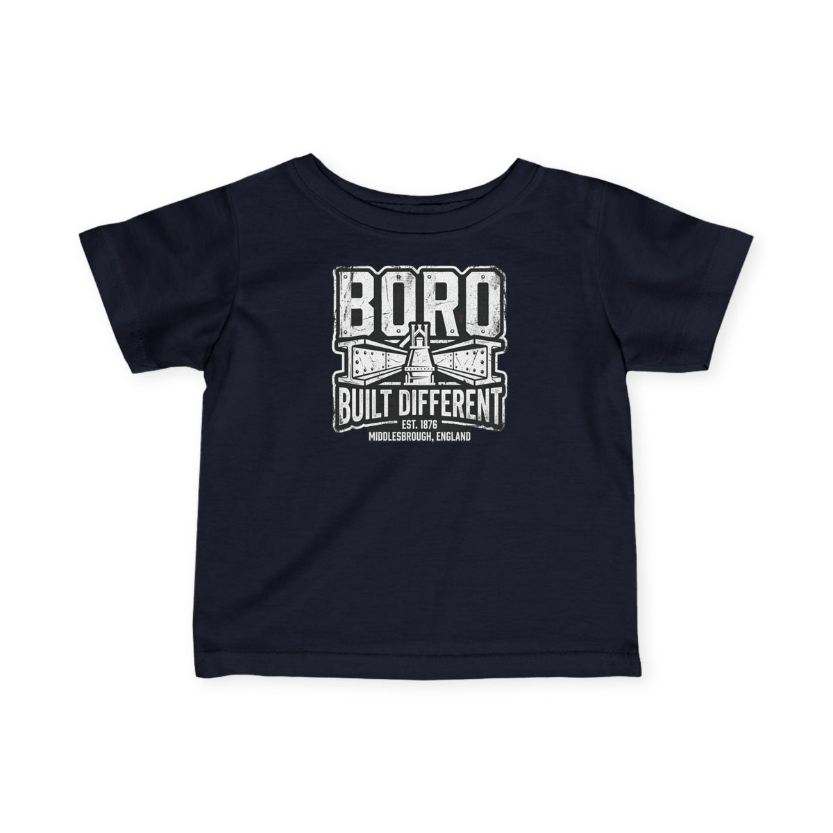 Infant Tee - Boro Built Different — 'BORO Built Different' Graphic T-Shirt