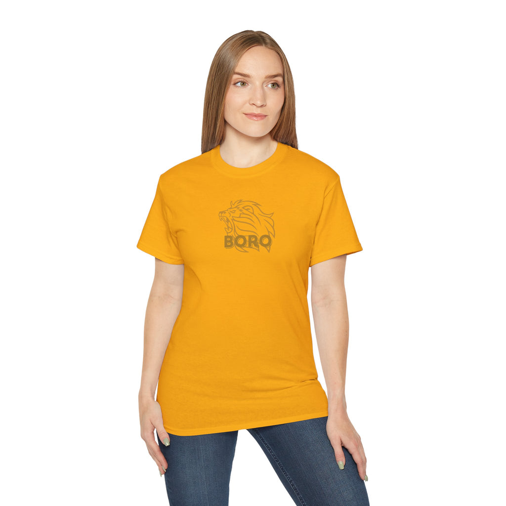 GOLD Roaring Lion BORO Football T-Shirt