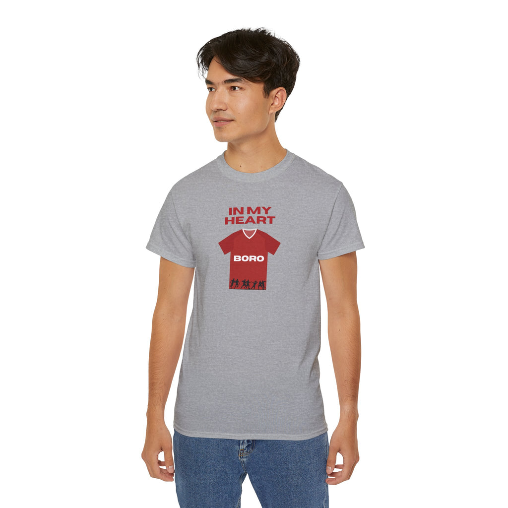 In My Heart Boro Football Tee — Fan Shirt